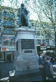 Gutenberg statue by Bertel Thorvaldsen in Mainz, Germany