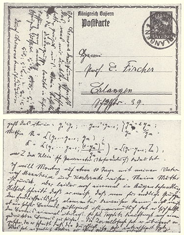 Image:Emmy noether postcard 1915.jpg