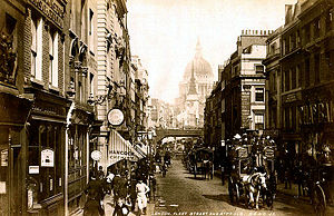 Fleet Street in 1890