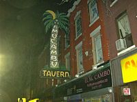 Toronto's El Mocambo Club where Love You Live was recorded.