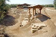 The excavated remains of Bethabara, in modern-day Jordan, where John the Baptist is believed to have conducted his ministry.