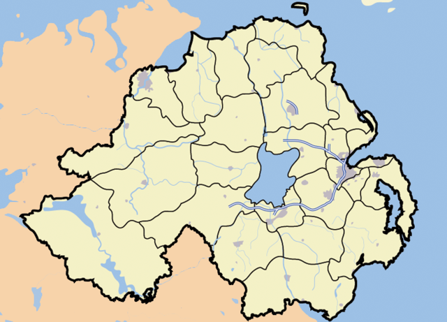 Image:Northern Ireland map - July 2007.png