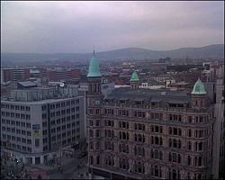 View of Belfast from the Big Wheel at the City Hall