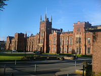 The Lanyon Building of Queen's University in south Belfast