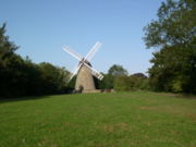 The 1815 windmill near Bradwell village, beside the playing fields
