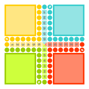 Parcheesi is an American adaptation of a board game originating in India.