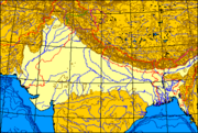 Extent of the Indo-Gangetic plain across South Asia.