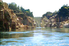 The Narmada River in central India.