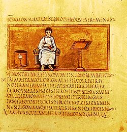 A 5th-century portrait of Virgil from the Vergilius Romanus.