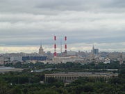 The Moscow Skyline as seen from Sparrow Hills