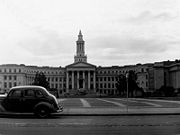 Denver City and County Building (circa 1941), looking west.