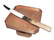 A tantō knife prepared for seppuku