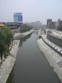 The canal in Jining City