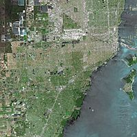Miami seen from Spot Satellite