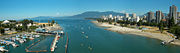 A View of English Bay from the Burrard Street Bridge