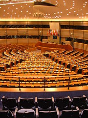 The hemicycle in Brussels