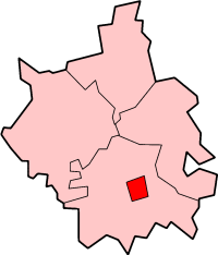Cambridge shown within Cambridgeshire