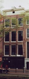 The house at the Prinsengracht in Amsterdam