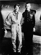 AP Photo of Amelia Earhart and Fred Noonan, Los Angeles, May 1937