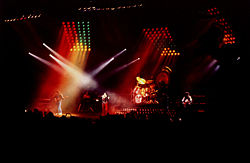 Queen concert in Norway in 1982.