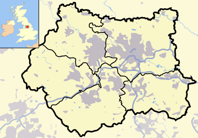 Image:West Yorkshire outline map with UK.png