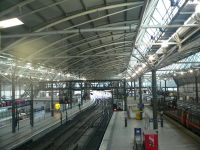 Leeds Railway Station after the 2002 rebulid.