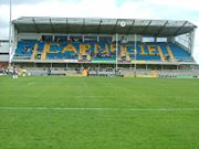 The new Carnegie Stand at Headingley.  Rugby league is Leeds' second most popular spectator sport.