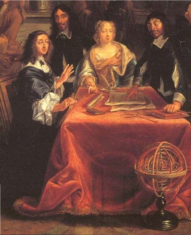Image:René Descartes i samtal med Sveriges drottning, Kristina.jpg