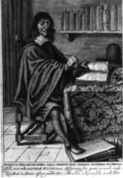 René Descartes at work.