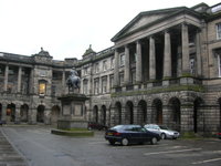 Parliament House in Edinburgh, the former home of the Estates of Scotland.