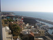 The Jaffa port.