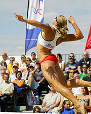 The beach volleyball classic is held on Weymouth beach every July.