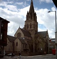 The Roman Catholic Cathedral of St. Barnabas from Derby Road