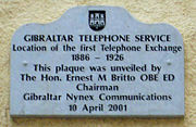 Site of the first telephone exchange in City Mill Lane.