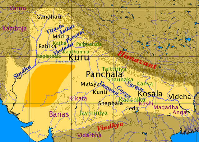 Image:Map of Vedic India.png
