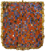 An extravagant example of marshalling—the 719 quarterings of the Grenville Armorial at Stowe