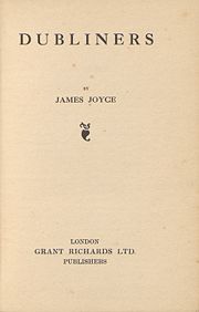 The title page of the first edition of Dubliners.