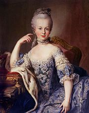 Marie Antoinette at the age of 12 in 1767.