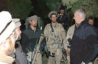 Tommy Franks meets with Army Special Forces.