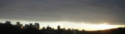 Chinook arch over Calgary