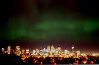 Northern lights over Calgary