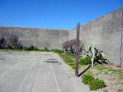Robben Island prison yard