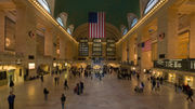 New York City is home to the two busiest rail stations in the U.S., including Grand Central Terminal (seen here)