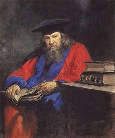Portrait of Dmitri Mendeleev by Ilya Repin