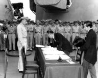 September 2: Japan signs the Instrument of Surrender aboard the USS Missouri.
