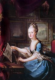 Marie Antoinette, painted by Franz Xaver Wagenschön, shortly after her marriage in 1770