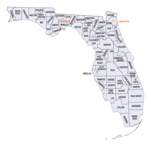 Image:Florida counties map.png