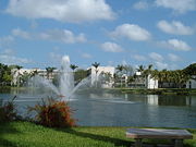 Lake Osceola at the University of Miami.