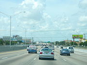 Palmetto Expressway is one of Florida's busiest expressways.