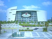 The American Airlines Arena in Miami, home of the Miami Heat.